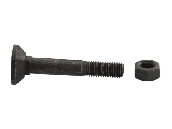 Monteringsbolt (firkantet) & Møtrik - M12 x 60mm, Trækstyrke 12.9 (25 stk. Kasse)