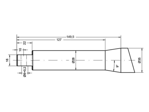 Frontlæssetand - Buet 680mm, (Stjerne) Passer til: 5068018