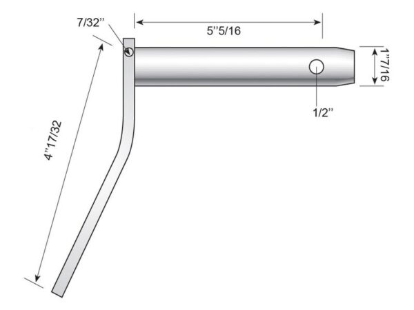 Liftbolt m/håndtag 36x135mm Kat.3 (Ø36mm)