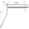 Liftbolt m/håndtag 36x175mm Kat.3 (Ø36mm)