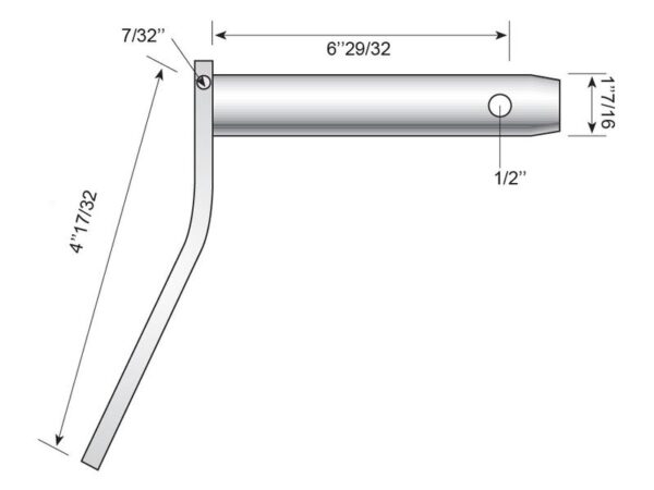 Liftbolt m/håndtag 36x175mm Kat.3 (Ø36mm)