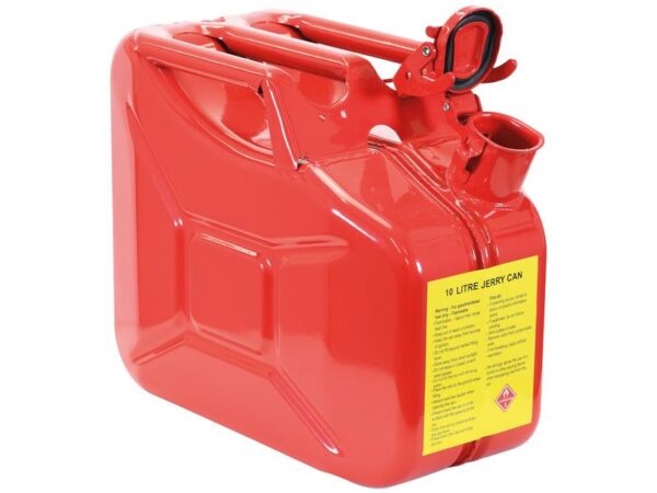 Metal Benzindunk - Rød 10 liter (benzin)