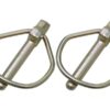 Ringsplit (pæreformet)(m/sikkerhedslukning), Stift Ø7.5mm x 44mm (2 stk. Agripak)