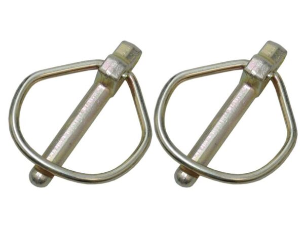 Ringsplit (pæreformet)(m/sikkerhedslukning), Stift Ø7.5mm x 44mm (2 stk. Agripak)