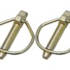Ringsplit (pæreformet)(m/sikkerhedslukning), Stift Ø9.5mm x 46mm (2 stk. Agripak)
