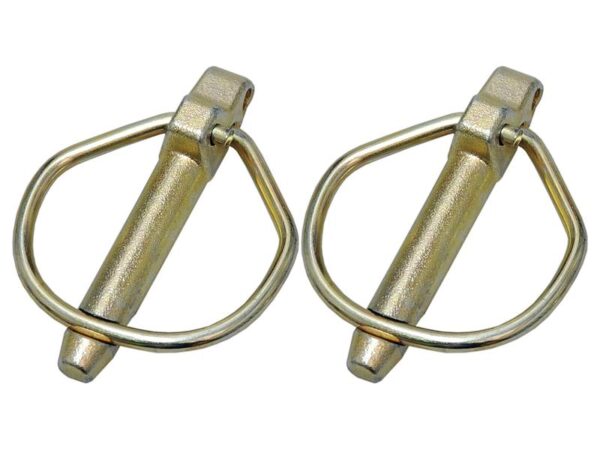 Ringsplit (pæreformet)(m/sikkerhedslukning), Stift Ø9.5mm x 46mm (2 stk. Agripak)