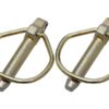 Ringsplit (pæreformet)(m/sikkerhedslukning), Stift Ø10.5mm x 46mm (2 stk. Agripak)