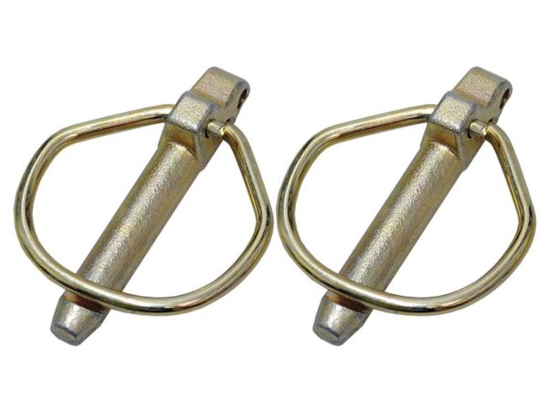 Ringsplit (pæreformet)(m/sikkerhedslukning), Stift Ø10.5mm x 46mm (2 stk. Agripak)