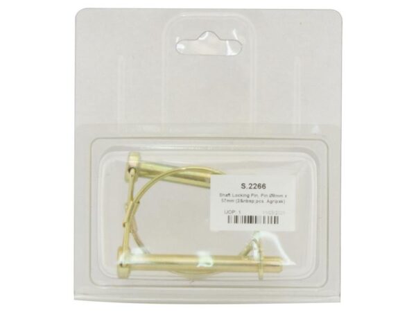 Låsesplit, Stift Ø8mm x 57mm (2 stk. Agripak)