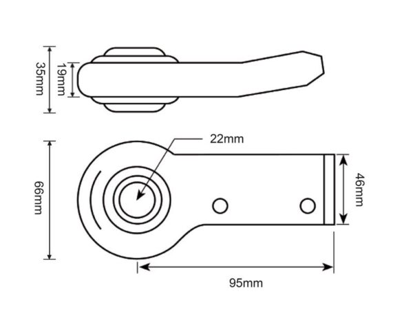 Påsvejsningsende (Kat. 1 (Ø22mm)) Venstre