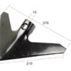 Skær 270x6mm Passer til: 3000236