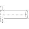 Frontlæssetand - Buet 560mm, (Rund) Passer til: 5500029