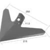 Skær 250x6mm Passer til: 3374356