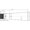 Frontlæssetand - Lige 1400mm, Gevind: M33 x 2.00 (Firkantet) Passer til: KK241126