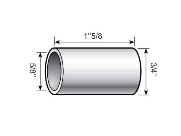 Bøsning Topstang (Kat. 1 til 0 (Ø19 til 16mm))