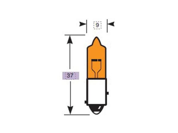 Pære PY21W, 12V, 21W, BAU15s (Kasse 1 stk.)