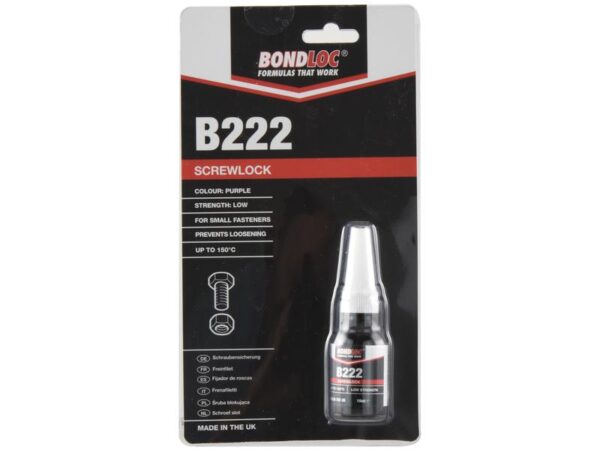 BondLoc B222 - Skruelås - 10ml