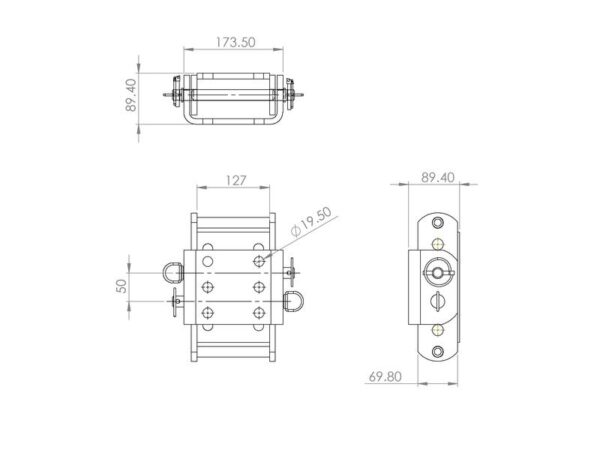 Adapterplade for Anhængerkobling