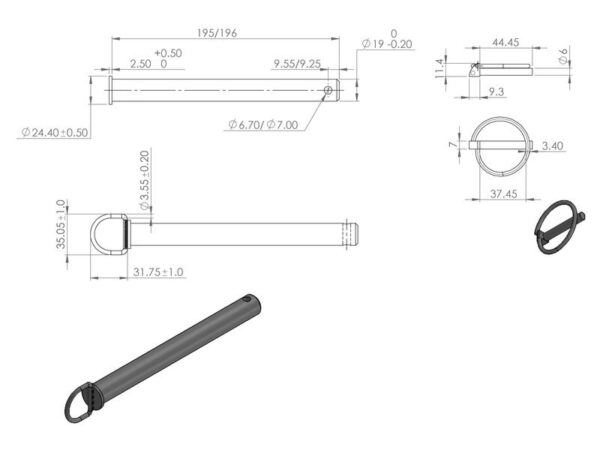 Adapterplade for Anhængerkobling