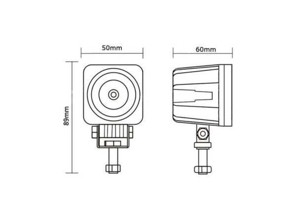 Arbejdslygte LED 750lm