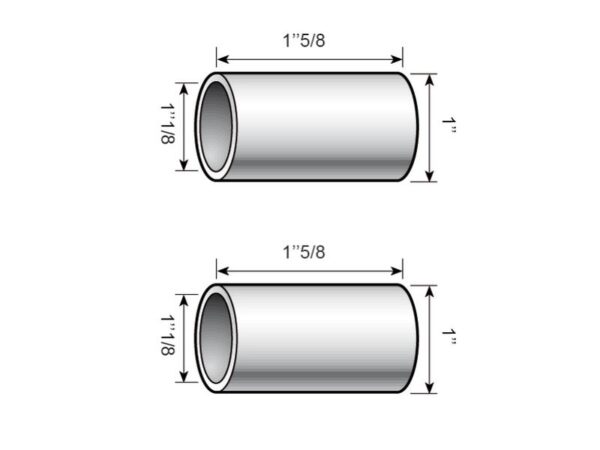 Bøsning Liftarm (Kat. 3 til 2 (Ø36 til 28mm))