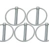 Ringsplit (rund), Stift Ø9mm x 57mm (5 stk. Agripak)