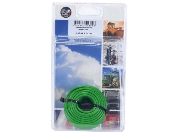 Kabel 1x1.5mm² (10m) Grøn