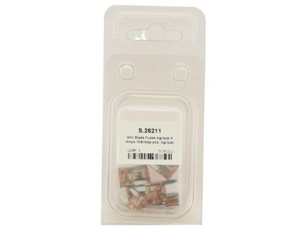 Sikringer (mini) Agripak 5.0 A (10 stk. Agripak)