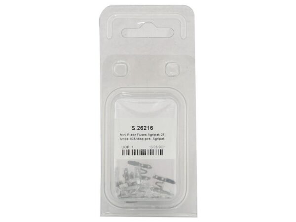 Sikringer (mini) Agripak 25 A (10 stk. Agripak)