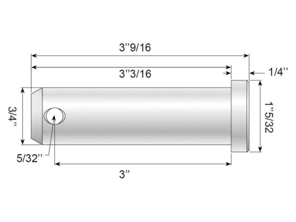 Frontlæsserbolt 19x76mm Kat.1 (Ø19mm)