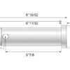 Frontlæsserbolt 19x149mm Kat.1 (Ø19mm)