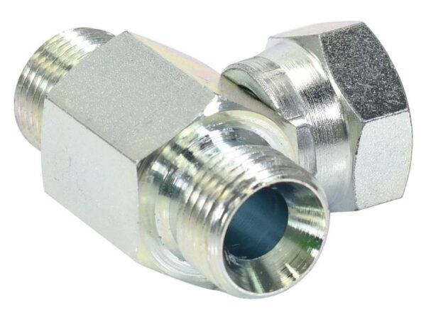 Hydraulisk T-stykke 1/2'' BSP Han x 1/2'' BSP Han x 1/2'' BSP Drejelig hun
