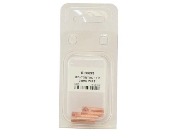 Tråddysse MIG 0.8mm (Agripak 5 stk.)