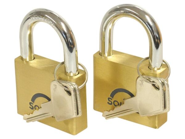 Squire Solid Brass Lion Range Padlock - messing, Bredde (mm): 51mm (Sikkerhedsklasse: 4)