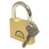 Squire Solid Brass Lion Range Padlock - messing, Bredde (mm): 60mm (Sikkerhedsklasse: 5)