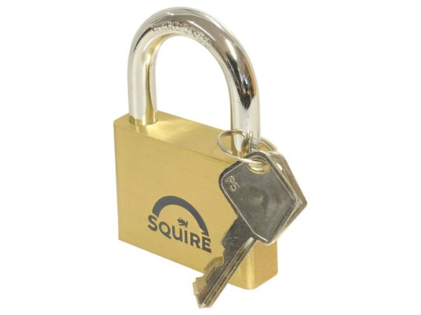 Squire Solid Brass Lion Range Padlock - messing, Bredde (mm): 60mm (Sikkerhedsklasse: 5)