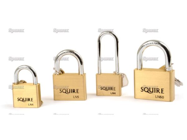 Squire Solid Brass Lion Range Padlock - messing, Bredde (mm): 60mm (Sikkerhedsklasse: 5)