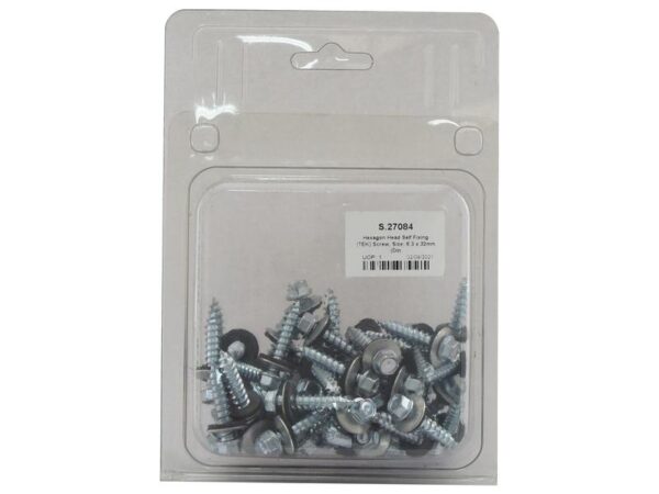 Pladeskrue (selvskærende), Størrelse: 6.3x32mm (DIN 7504K)