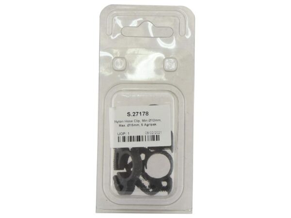 Spændebånd (nylon), Minimal Ø12mm, Maksimal Ø15mm, 5 stk. Agripak.