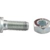 Monteringsbolt (rund) & Møtrik - M10 x 30mm, Trækstyrke 10.9 (8 stk. Agripak)