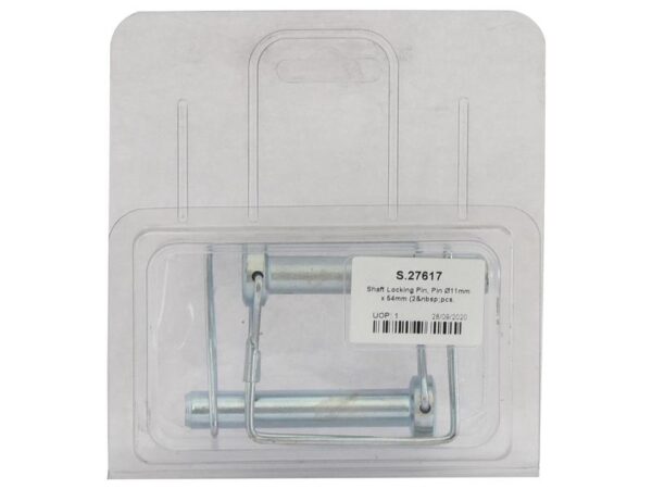 Låsesplit, Stift Ø11mm x 54mm (2 stk. Agripak)
