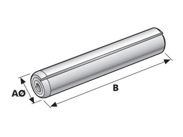Rørstift Ø4 x 24mm (DIN or Standard No.: DIN 7343)