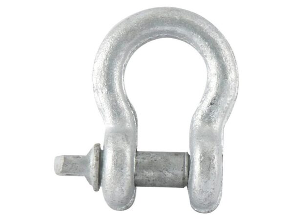 Sjækel (m/skrue)(bue), Stift Ø11mm, Størrelse: 10mm (2 stk. Agripak)