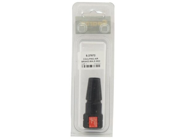 Kobling (Han) Luftbremse M22 x 1.50 (Rød)