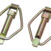 Ringsplit (pæreformet)(m/fjeder), Stift Ø10mm x 58mm