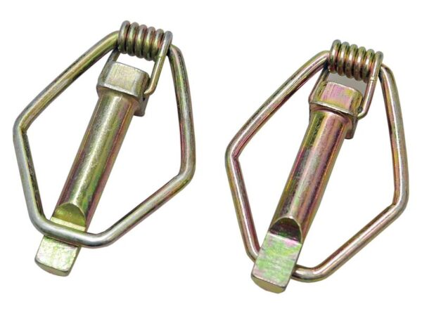Ringsplit (pæreformet)(m/fjeder), Stift Ø10mm x 58mm