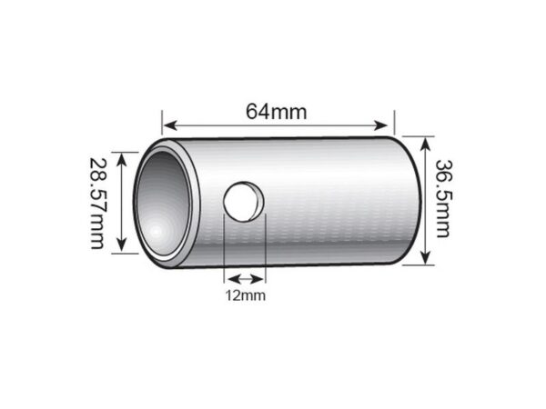 Bøsning Liftarm (Kat. 3 til 2 (Ø36 til 28mm))