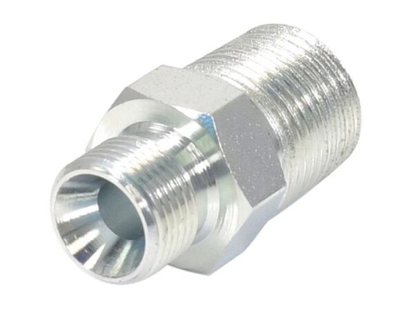 Hydraulikadapter 3/8'' BSP Han x 1/2'' BSPT Han