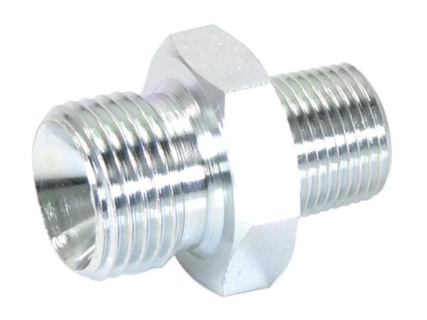 Hydraulikadapter 1/2'' BSP Han x 3/8'' BSPT Han