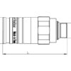 Parker Lynkobling Hun 1/2'' Krop tommer x M22 x 1.50 Millimeter Han